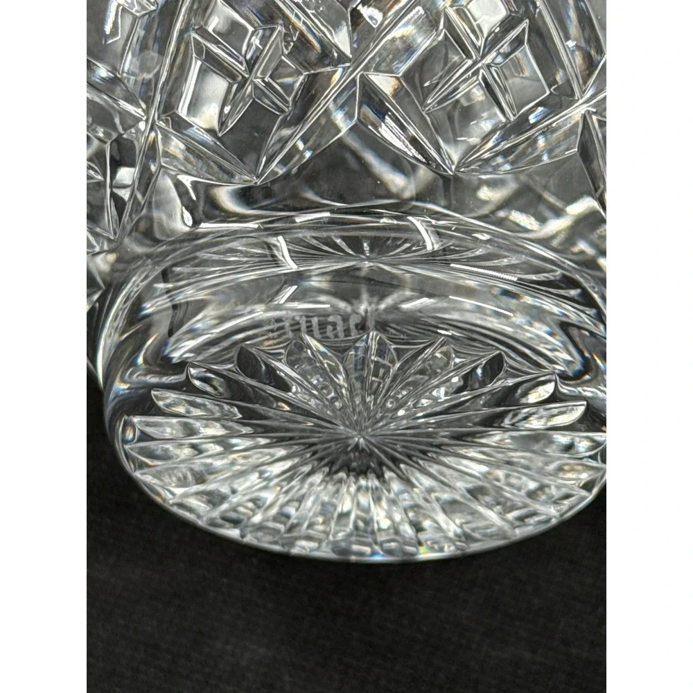Stuart Shaftesbury Crystal Vase Elegant Cut Glass British Made‎